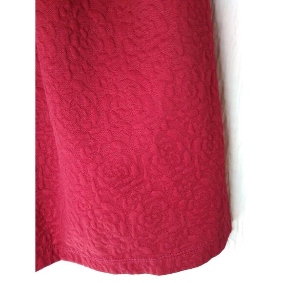 Honey and Rosie Dress Womens Sz S Ruby Red Rose Sleeveless Fit n Flare NEW - Picture 2 of 7